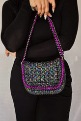 Quiche Holographic Black -Shoulder Bag